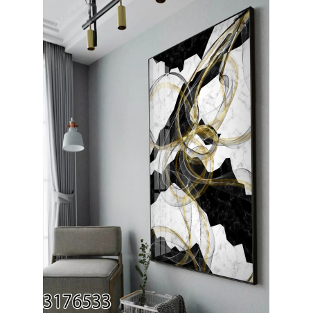 תמונת קנבס מעוצבת לסלון או למשרד עם או בלי מסגרת דגם 3176533
