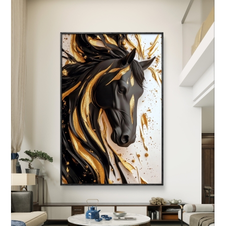 תמונת קנבס לסלון בסגנון בעלי חיים 