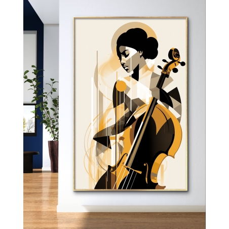 תמונת קנבס נדירה מודרנית 