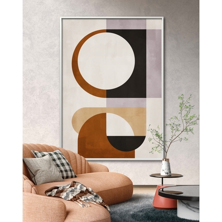 תמונת קנבס למשרד גיאומטרית מודרנית 