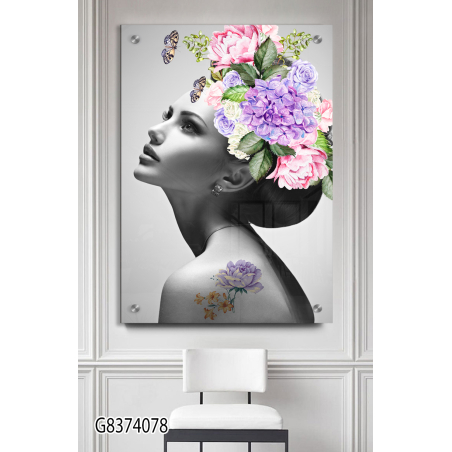 תמונה מעוצבת מודפסת על זכוכית דגם G8374078