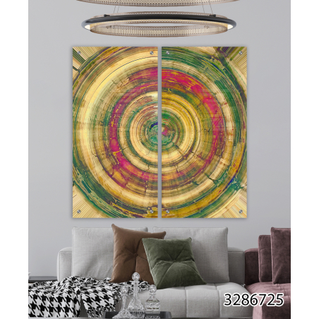 זוג תמונות זכוכית לסלון  או למשרד דגם 3286725