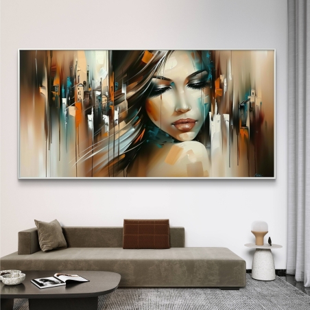 תמונת קנבס לסלון בסגנון דמויות 
