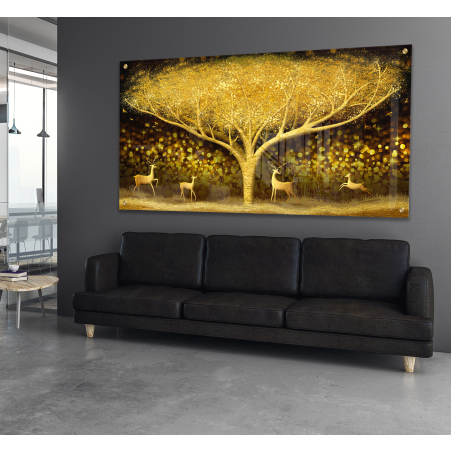 תמונה בעיצוב מודרני מודפסת על זכוכית מחוסמת 6 מ