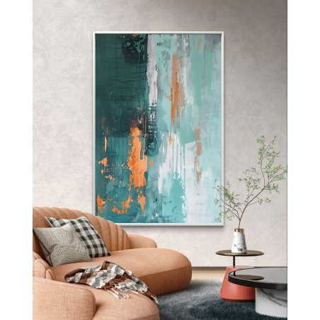 תמונת קנבס לסלון בסגנון אבסטרקט 