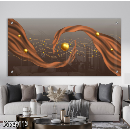 תמונת זכוכית מקורית תלת מימד לחדר השינה או לסלון או למשרד מודפסת על זכוכית דגם-36589112