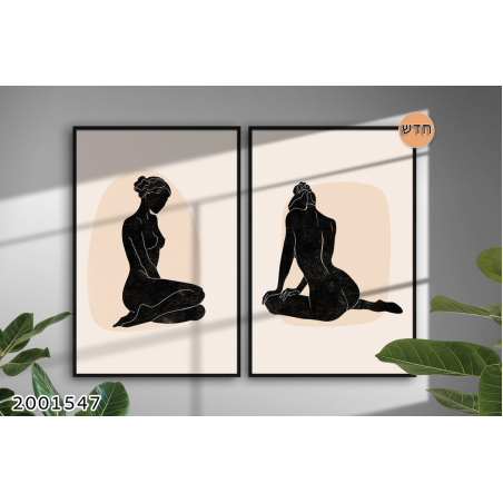 זוג תמונות  דגם  2001547 לסלון או לחדר השינה 