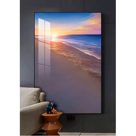 תמונה לסלון או למשרד מודפסת על קנבס קולקציית ים רגוע דגם-8009758