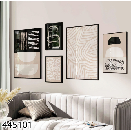 סט מעוצב לסלון 5 חלקים דגם 445101