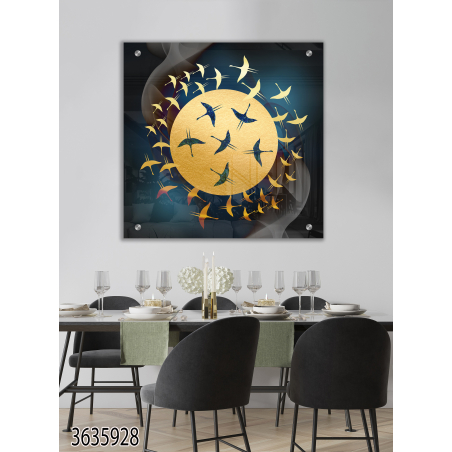 תמונה מיוחדת למטבח\פינת אוכל או לסלון על קנבס או זכוכית במבחר מידות דגם-3635928