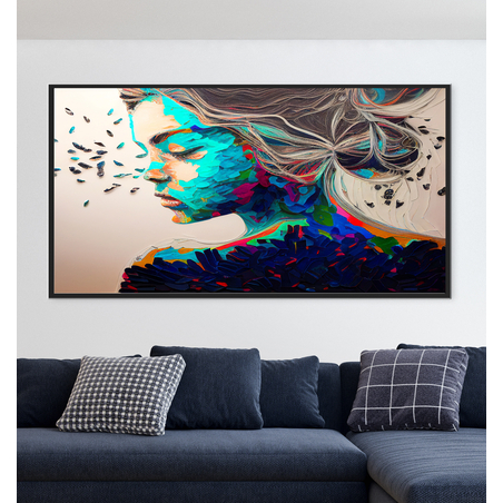 תמונת קנבס מעוצבת-דמויות- עם או בלי מסגרת לסלון  או לחדר השינה דגם 4475111