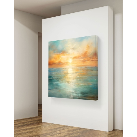 תמונת קנבס מרובעת סגנון אבסטרקט 