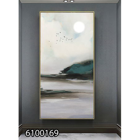 תמונת קנבס כותנה מעוצבת ממוסגרת לכניסה או לסלון דגם 6100169