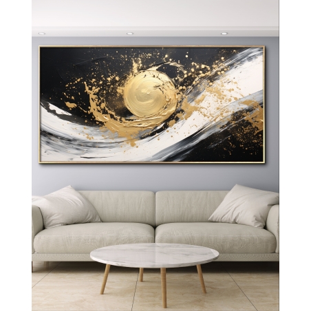 תמונת קנבס לסלון בסגנון אבסטרקט 