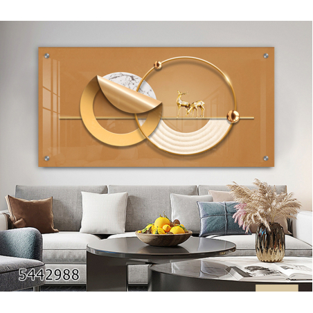 תמונת זכוכית מקורית לסלון או למשרד מודפסת על זכוכית דגם-5442988