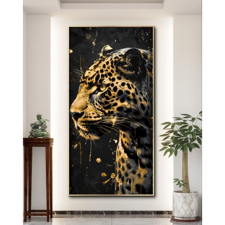 תמונת קנבס מיוחדת לאורך בסגנון בעלי חיים 