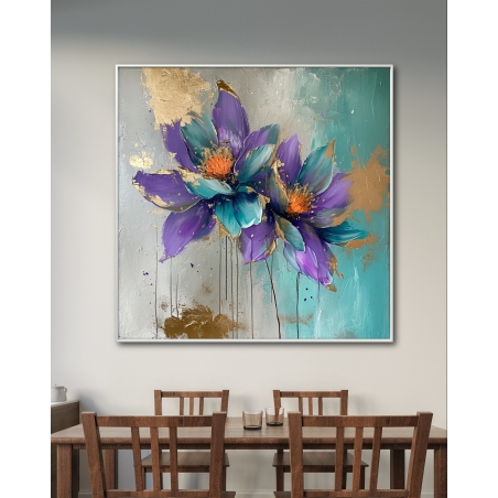 תמונת קנבס מרובעת לפינת אוכל 