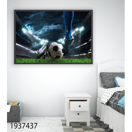 תמונה לחדר ילדים בנים-כדורגל דגם 1937437