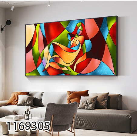 תמונת קנבס  מעוצבת ממוסגרת לכניסה או לסלון דגם 1169305