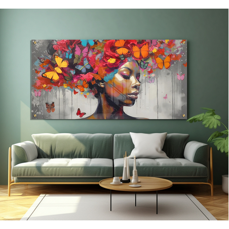 תמונת זכוכית או קנבס לסלון או למשרד עיצוב בלעדי דגם 290628