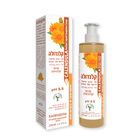 סבון נוזלי טיפולי קלנדולה