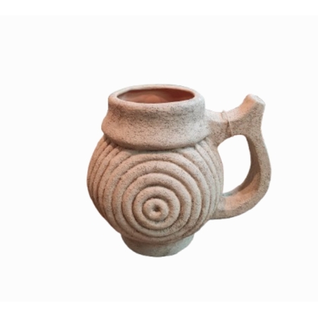 אגרטל קרמיקה  דמוי אבן