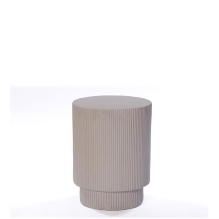 שולחן צד מפוליאסטר בצבע מוקה