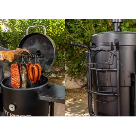 Champion Barrel Smoker גריל/מעשנה על פחמים
