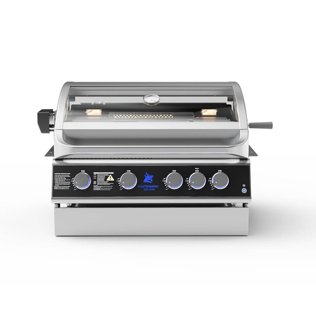 גריל גז בנוי Beefmaster Deluxe 4 Built-In | 4 מבערי Quad, רוטיסרי ואינפרא אדום