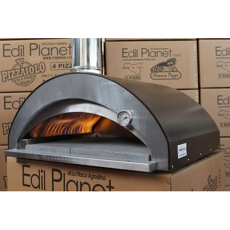 טאבון גז PIZZAIOLO – טאבון איטלקי מקצועי עם אבן Lava Stone ותא אפייה גדול