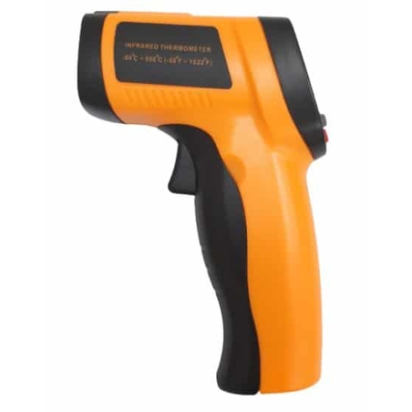 מדחום לייזר דיגיטלי עד 550°C – מד חום אינפרא אדום לטאבון, גריל ופלאנצ'ה