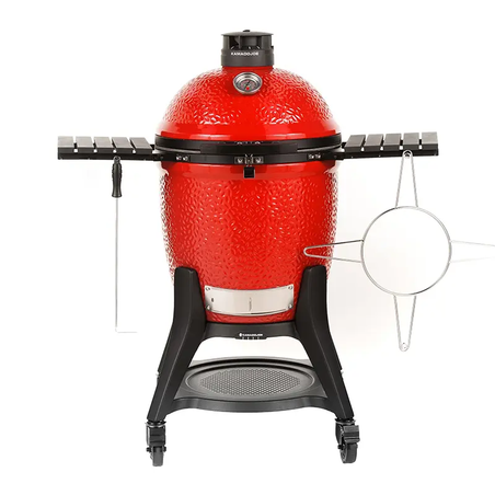 🔥 Kamado Joe Big Joe III – גריל קמאדו קרמי 24 אינץ' עם SlōRoller® ו־Divide & Conquer® תלת־מפלסי