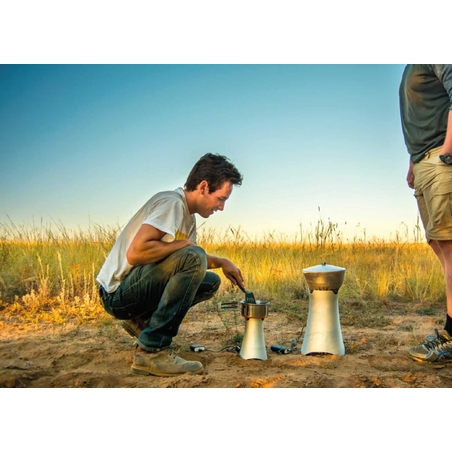 EnkiStove WILD – כירת שטח חדשנית על ביו-מסה ללא עשן