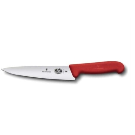 סכין שף צרה Victorinox Fibrox אדומה 22 ס