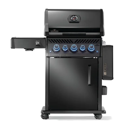 🔥 Napoleon ROGUE PRO-S PHANTOM 425 – גריל גז 3 מבערים עם SIZZLE ZONE™, מבער אחורי וגימור שחור
