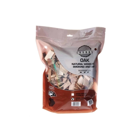 שבבי עץ לעישון אלון Oak Chips | שבבי עץ טבעיים לעישון בשר, דגים וירקות