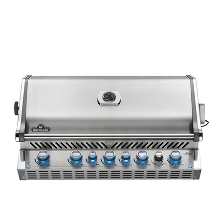 גריל גז מובנה Napoleon Prestige PRO 665BI IL | 5 מבערים | רוטיסרי | מגש עישון מובנה | Built-In