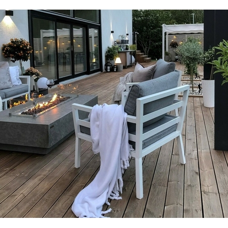שולחן אש Hampton – שולחן גז יוקרתי לגינה ולמטבח חוץ