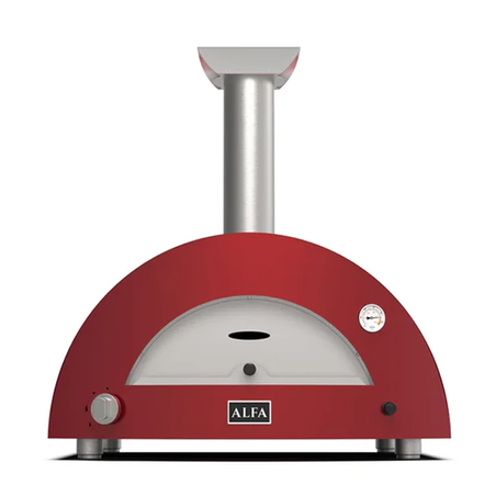 ALFA MODERNO 2 Pizze אדום – טאבון גז איטלקי לשתי פיצות | עד 500°C