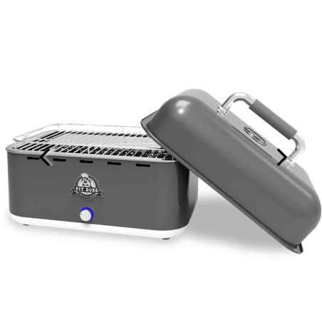 מעשנת פחמים/פלט על בטריות - PORTABLE CHARCOAL-PELLET SMOKER