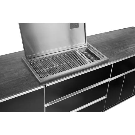 סיזר MILANO גריל גז Drop In 4 מבערים נירוסטה | Built-In למטבח חוץ