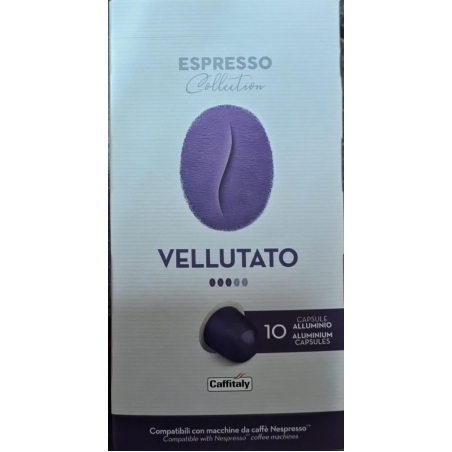 מארז 10 קפסולות אלומיניום לנספרסו VELLUTATO - סגול