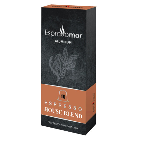 10 קפסולות נספרסו HOUSE BLEND