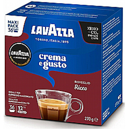 36 קפסולות לוואצה מיו CREMA E QUSTO