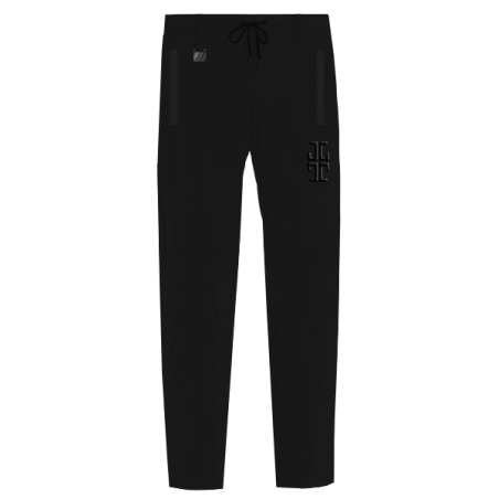מכנסי ספורט (טרינינג) סקיני - שחור