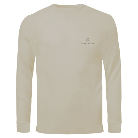 טישרט שרוול ארוך בד TENCEL- בז׳