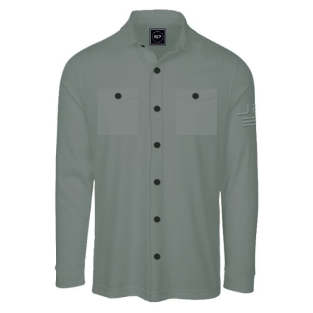 סווטשרט (OVERSHIRT (Velvet Lining- ירוק אוליב