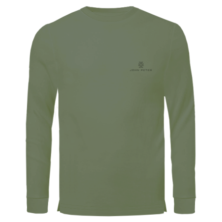 טישרט שרוול ארוך בד TENCEL- ירוק