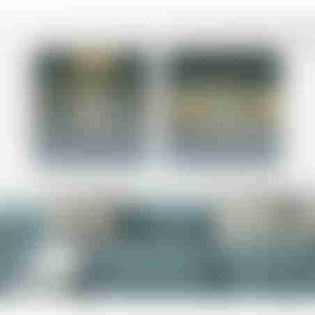 זוג תמונות אבסטרקט תלת מימד בהדפסה ישירה על זכוכית דגם 5379231