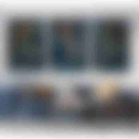 שלישיית תמונות לפינת אוכל או לסלון מודפסות על זכוכית דגם G8700587